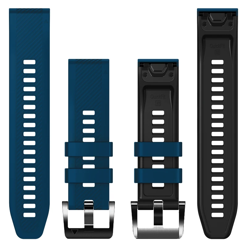 Correa de silicona QuickFit de 22mm y 26mm para reloj Garmin Fenix 7X 7 6 6X 5 5X Plus/Epix Pro Gen 2 47mm 51mm/pulsera MARQ - imagen 5
