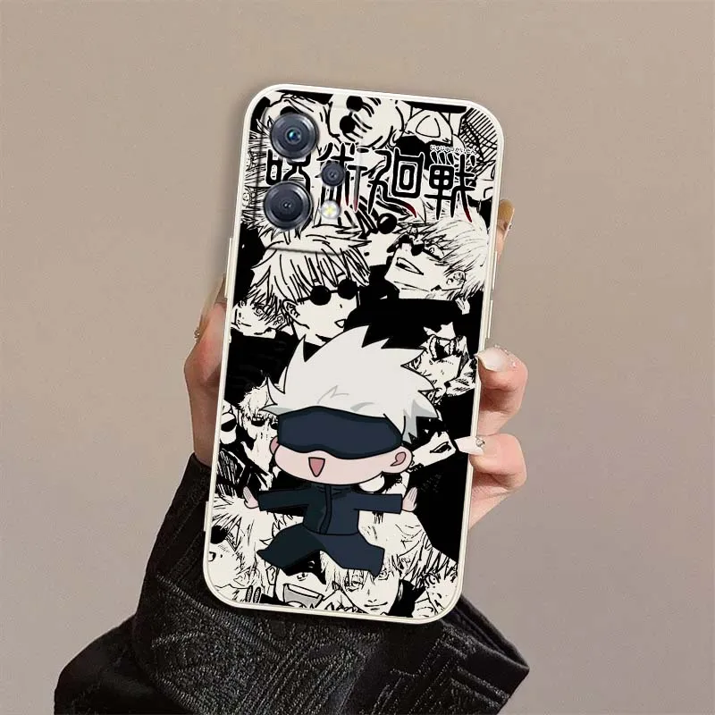 Funda Gojo Chibi para OPPO Find K9X K9S K5 K13X K12X K12 K10 F31 F29 X6 X5 X3 X2 Pro Lite Neo Plus - imagen 3