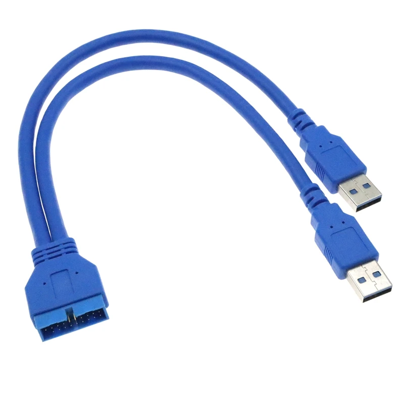 Conector de Cable USB 0,3 a 2 USB macho y hembra para ordenador de escritorio, placa base Asus P7P55/USB3 Gigabyte Msi Onda, 3,0 m, nuevo - imagen 4