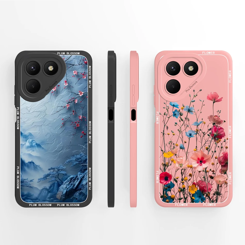 Para Tecno Pova 7 Pro Ultra 7 Neo funda de teléfono lindos animales patrones de flores suave suave cubierta de silicona líquida para Tecno Pova7 Shell - imagen 4
