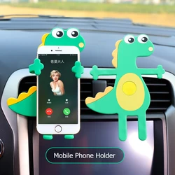 Soporte de móvil para coche con anclaje a rejilla – Diseño animado