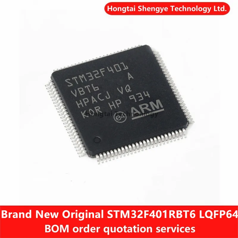 Nuevo microcontrolador Original STM32F401RBT6 STM32F401R LQFP64 Chip microcontrolador genuino