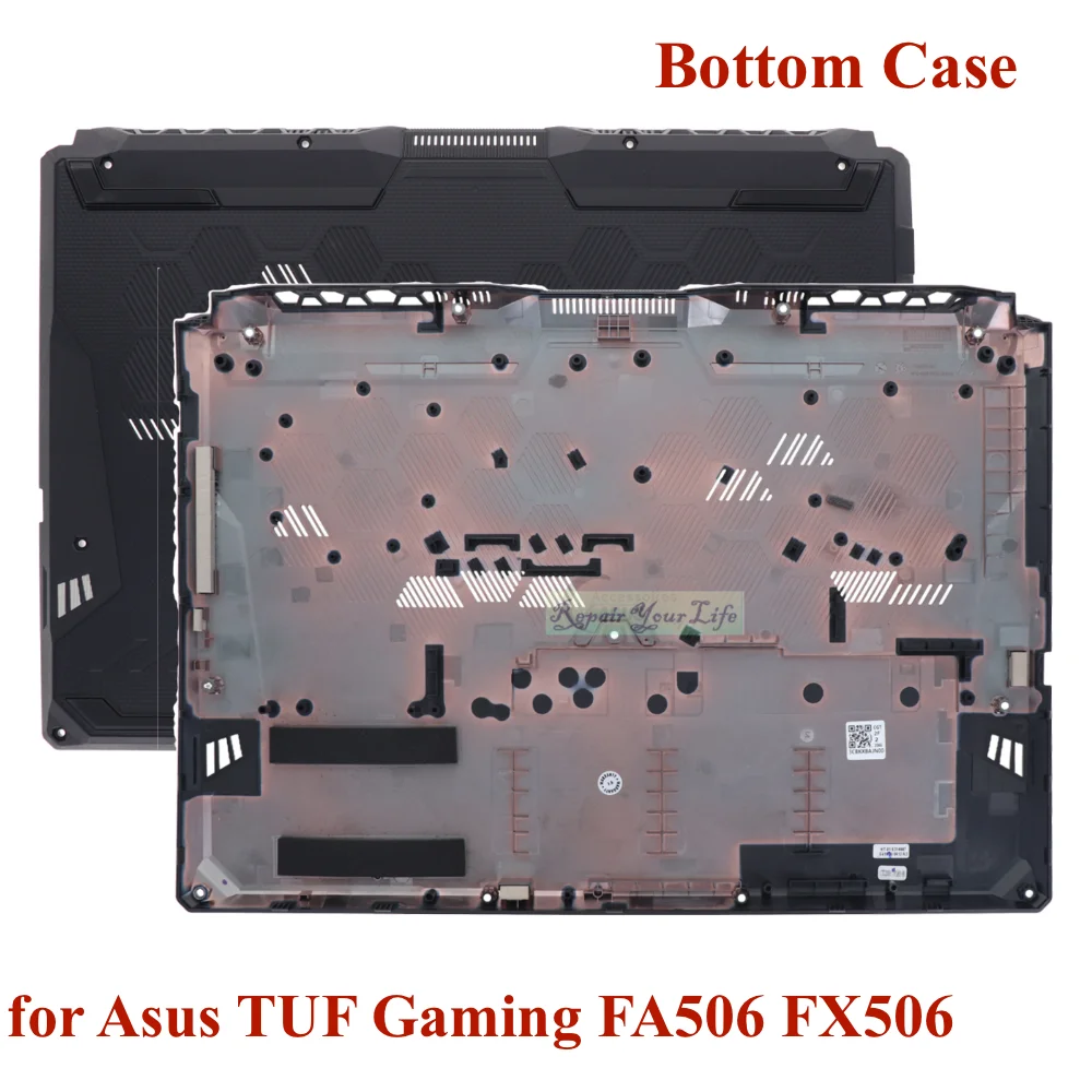 Funda inferior de ordenador portátil para Asus TUF Gaming FA506, FX506, FA506II-1A, FX506LI, FX506LH, FX506LU, funda trasera de 3 agujeros, 90NR03M1-R7D010, 90NR03L1 - imagen 2