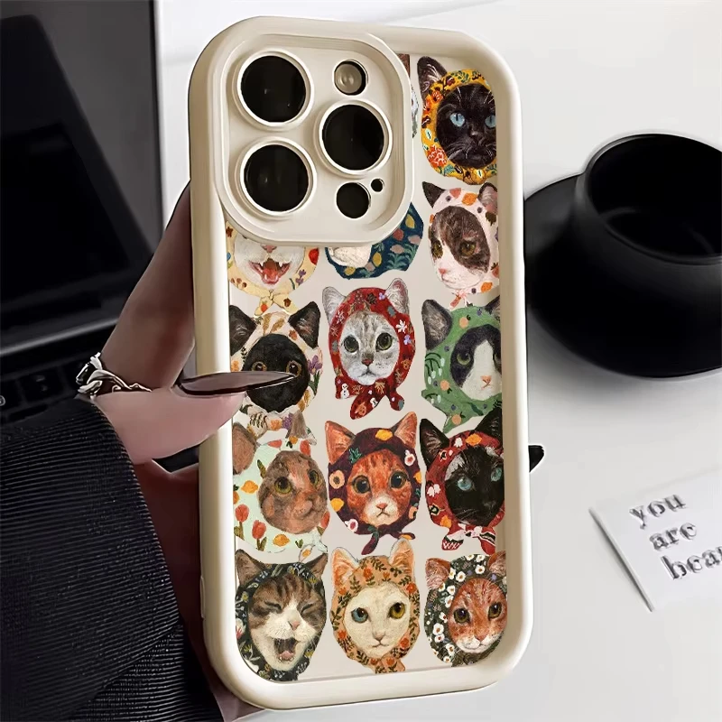 Funda de teléfono con flores bonitas para iPhone 17 Pro Max 16 16E 15 Pro 14 13 12 11 XR XS 17 Air 16 Plus, funda de rana y fresa de dibujos animados - imagen 4