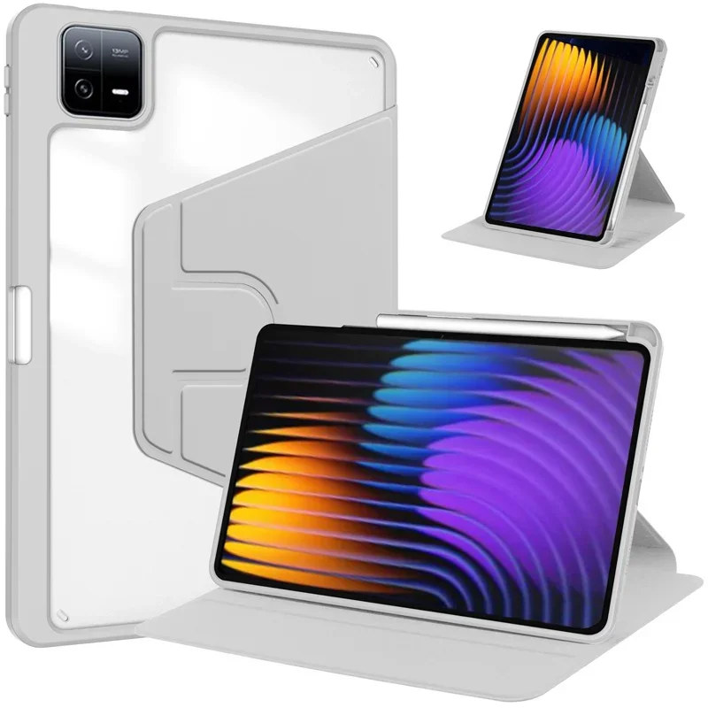 Funda con rotación de 360 grados para Xiaomi Pad 7 Pro, Funda de 11,2 pulgadas con portalápices, Funda acrílica para tableta Xiaomi Pad 7 - imagen 2