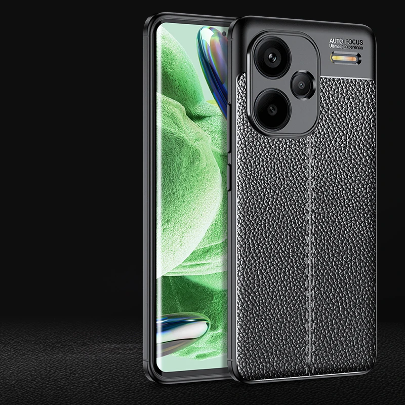 Funda para Xiaomi Redmi Note 13 Pro Plus, carcasa de cuero suave, TPU - imagen 4