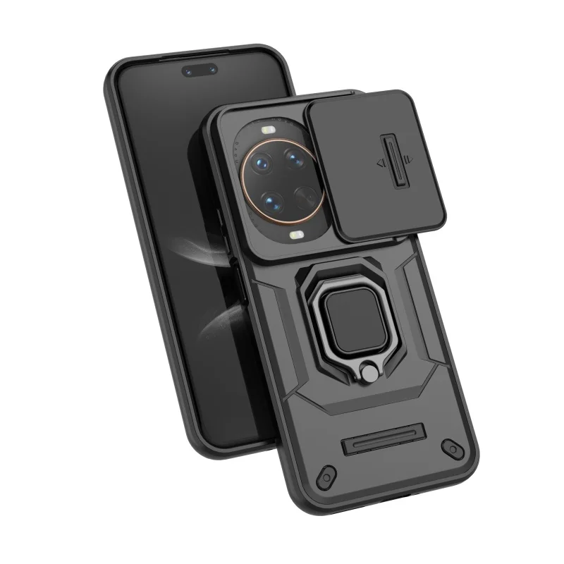 Para Huawei Nova 14 Ultra funda Huawei Nova 14 Ultra Capa lente a prueba de golpes soporte de anillo protector Fundas Huawei Nova 14 Ultra - imagen 3