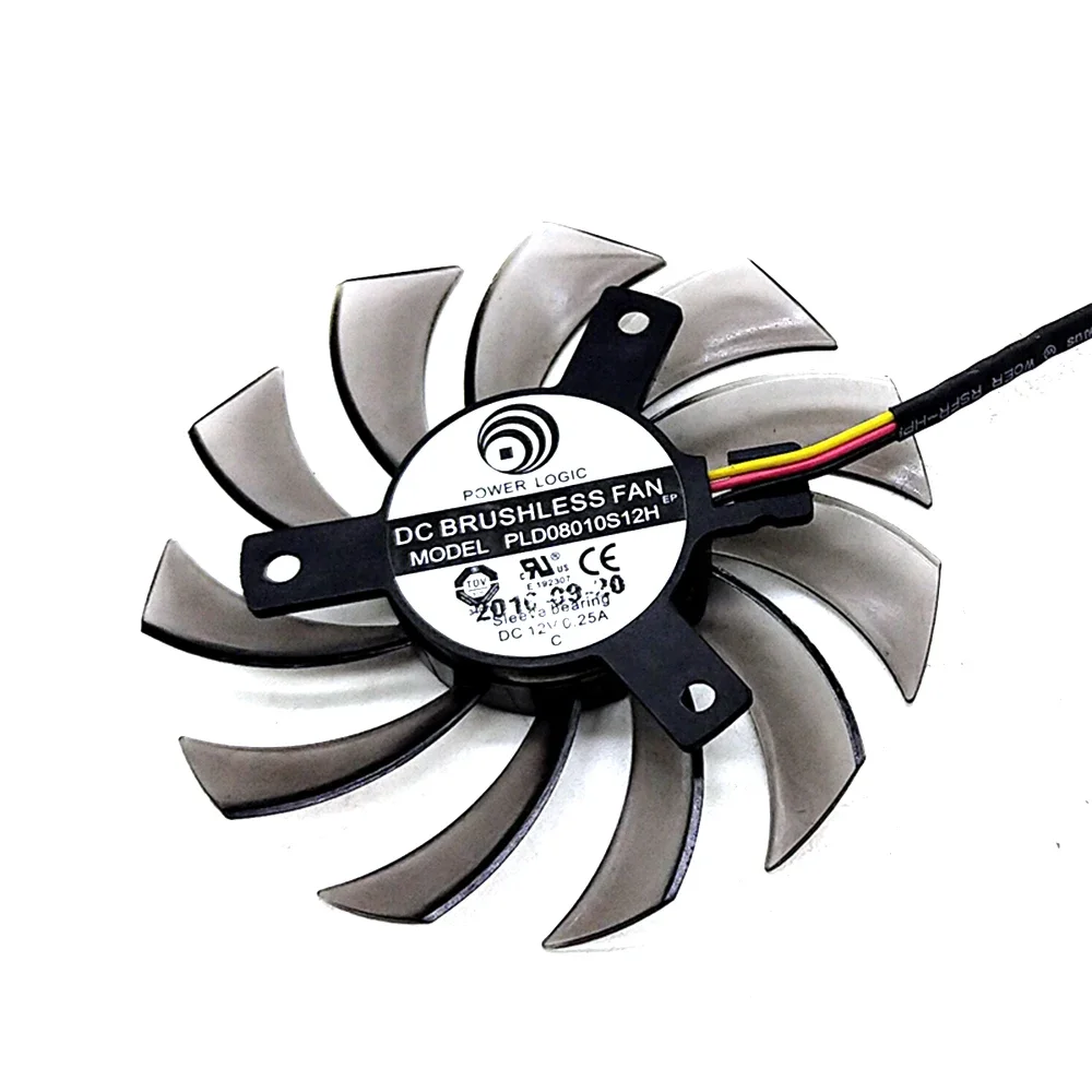 Ventilador para Gigabyte HD 6850 7970 GTX 460 GTX560Ti R270X AMD R7 260x, nuevo, 75MM, PLD08010S12H - imagen 3