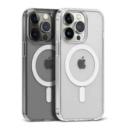 Funda MagSafe Transparente iPhone – Carga Inalámbrica Antigolpes