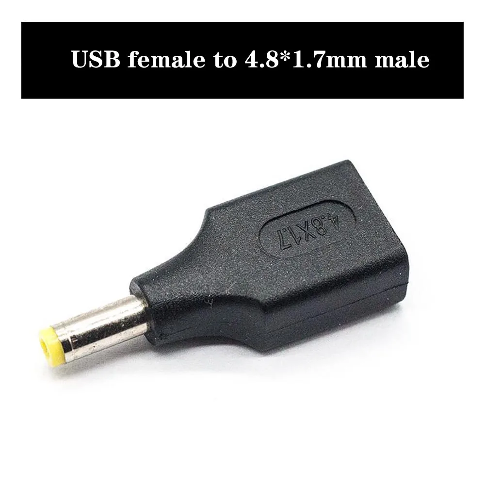 DC male Female Jack Socket to USB 2.0  Male female Plug DC Connector 5V Power Plugs Adapter for Laptop - imagen 5