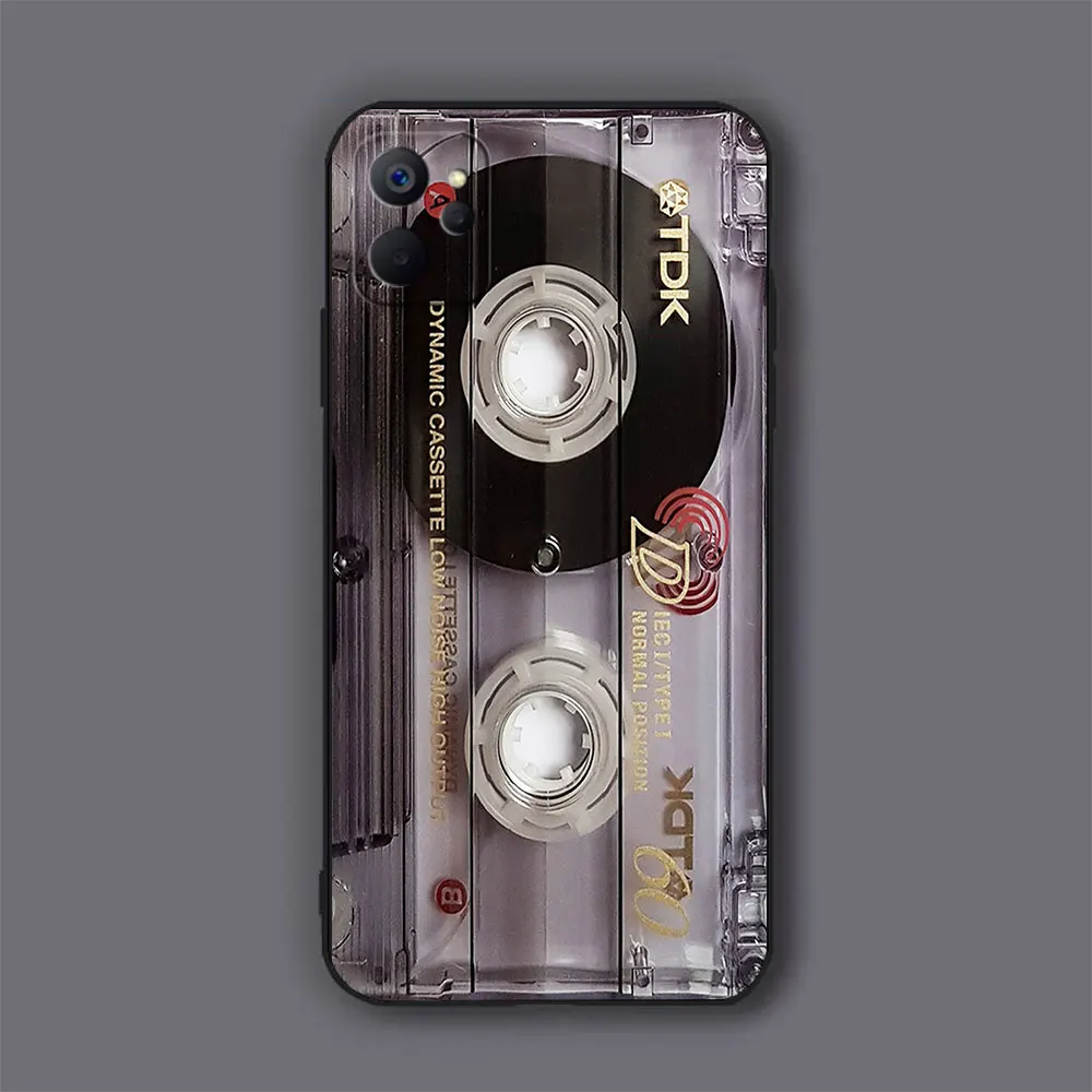 Funda de teléfono con cinta de Radio magnética, carcasa de silicona suave negra para OPPO Realme, 11, 10, 9, 9I, 8, 8I, 7, 6, X50, XT, X7, X Pro Plus, 4G, 5G - imagen 5