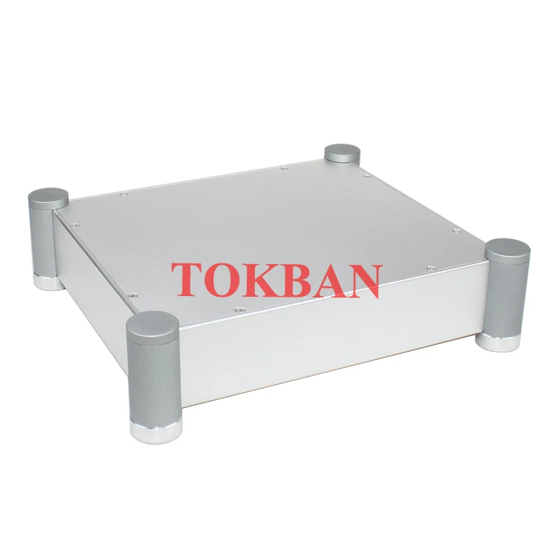 Tokban Audio-carcasa de chasis de amplificador de tubo de aluminio, carcasa de preamplificador HIFI DIy, WA82, 320x70x280mm - imagen 5