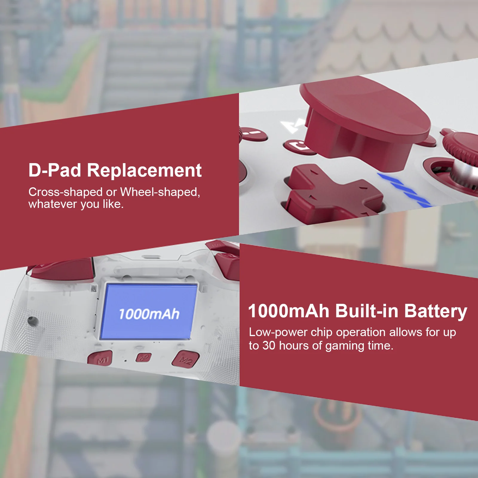 MOBAPAD CHITU HD controlador de juego mecánico inalámbrico Gamepad con Joystick para Windows 10/11 Nintendo Switch PC Android iOS - imagen 5