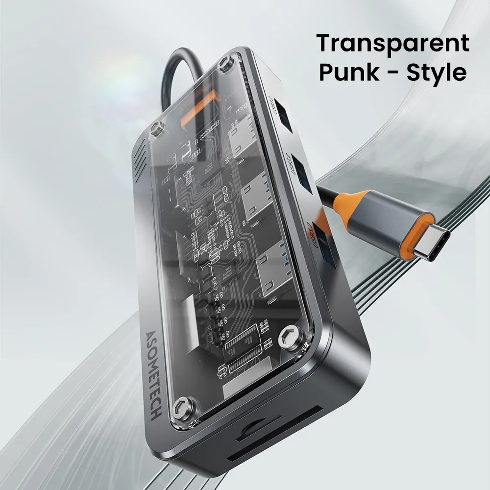 Estación de acoplamiento tipo C 10 en 1 HUB a 4K60Hz Compatible con HDMI 3 USB 3,0 adaptador RJ45 VGA PD 100W carga para Macbook Pro Laptop - imagen 2