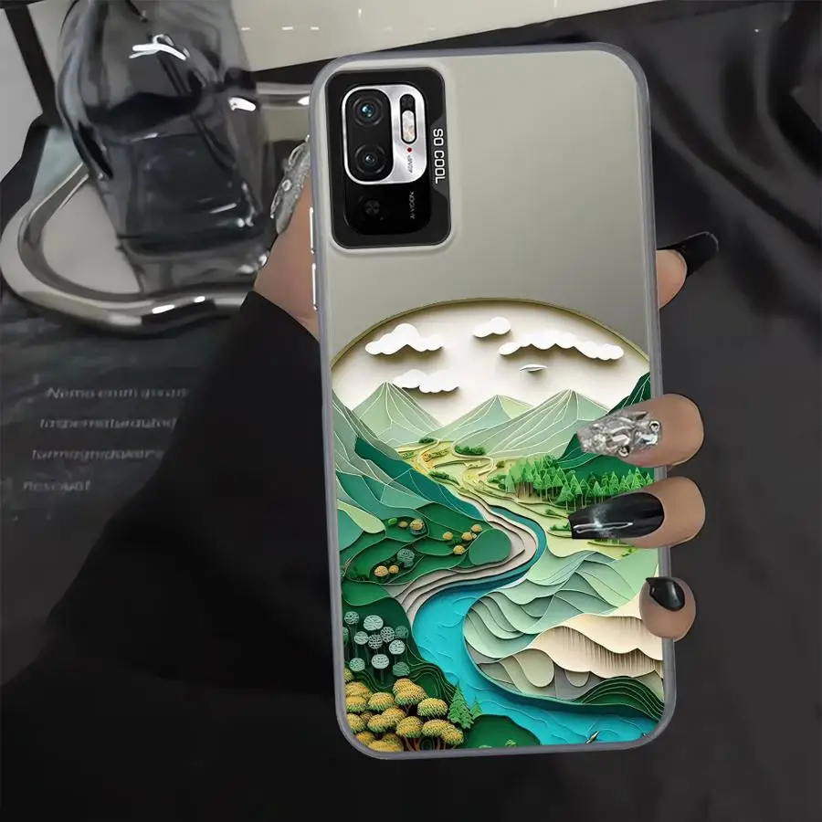 Funda trasera de teléfono con suspensión de cielo de verano para Xiaomi Mi 13T 11 Lite 12T Pro - imagen 4