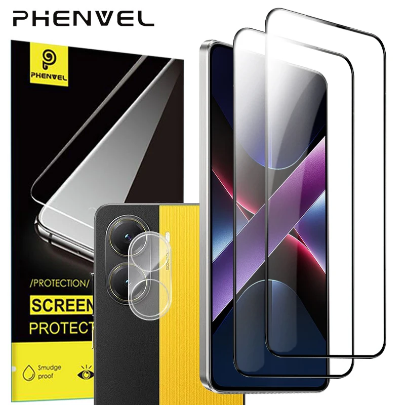 Vidrio protector oleofóbico para Xiaomi POCO X7 Pro Protector de pantalla de vidrio templado antideslumbrante