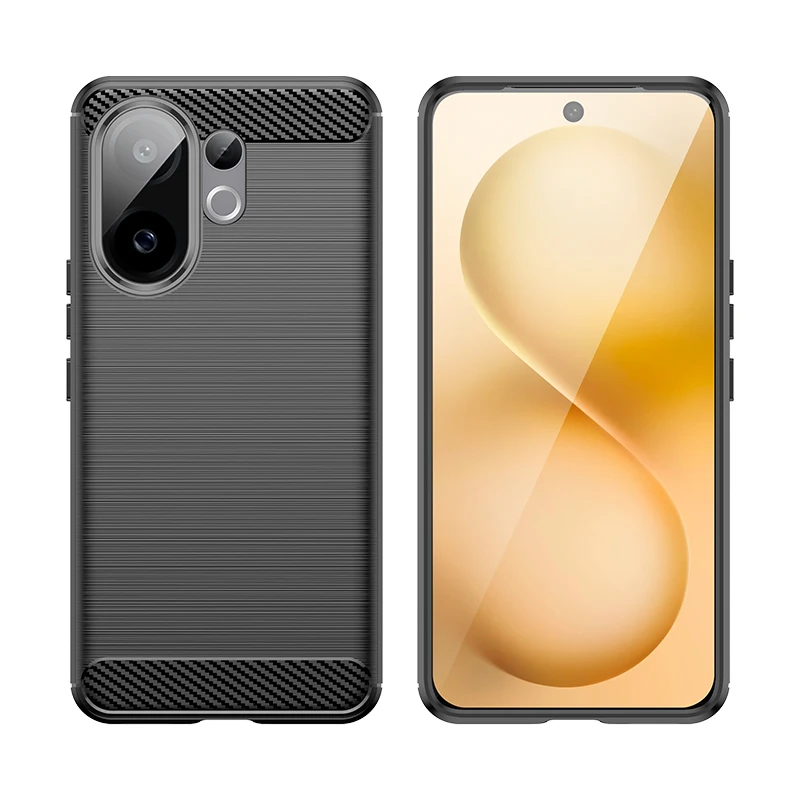 Para Vivo V60 Funda Vivo V60 Funda Coque Funda de silicona suave TPU goma a prueba de golpes Protector de teléfono Para Vivo V60 - imagen 2