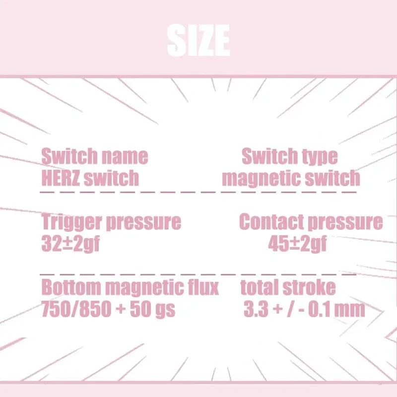 HERZ magnético de Duhuk Lumia X teclado dorado de grano interruptor magnético 750Gs 850Gs flujo magnético - imagen 5