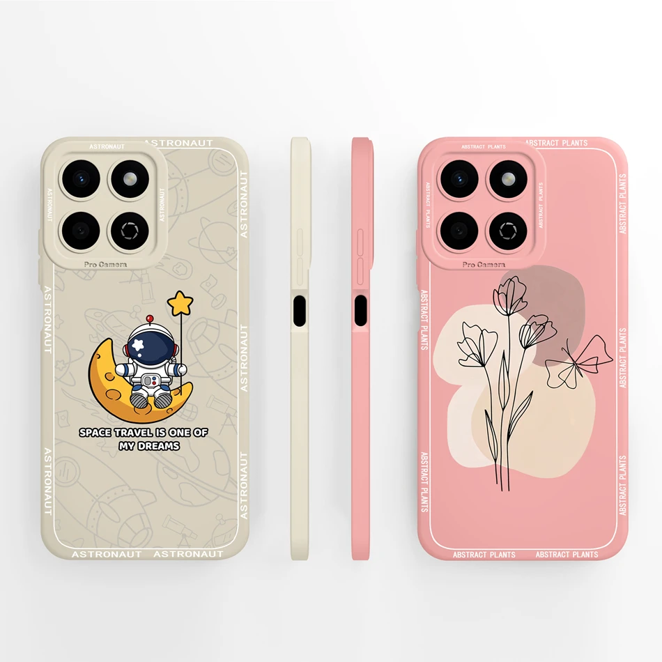 Funda para Honor Play 60 Plus / Play 9T, oso moderno, silicona líquida suave, protección completa, parachoques, Funda trasera ligera para teléfono - imagen 3
