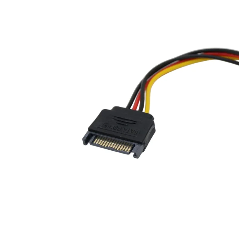 Cable de alimentación SATA Mini 4 pines hembra a enchufe macho de 15 pines Cable de conversión Cable de alimentación FDD de disquete conectar adaptador IDE - imagen 5