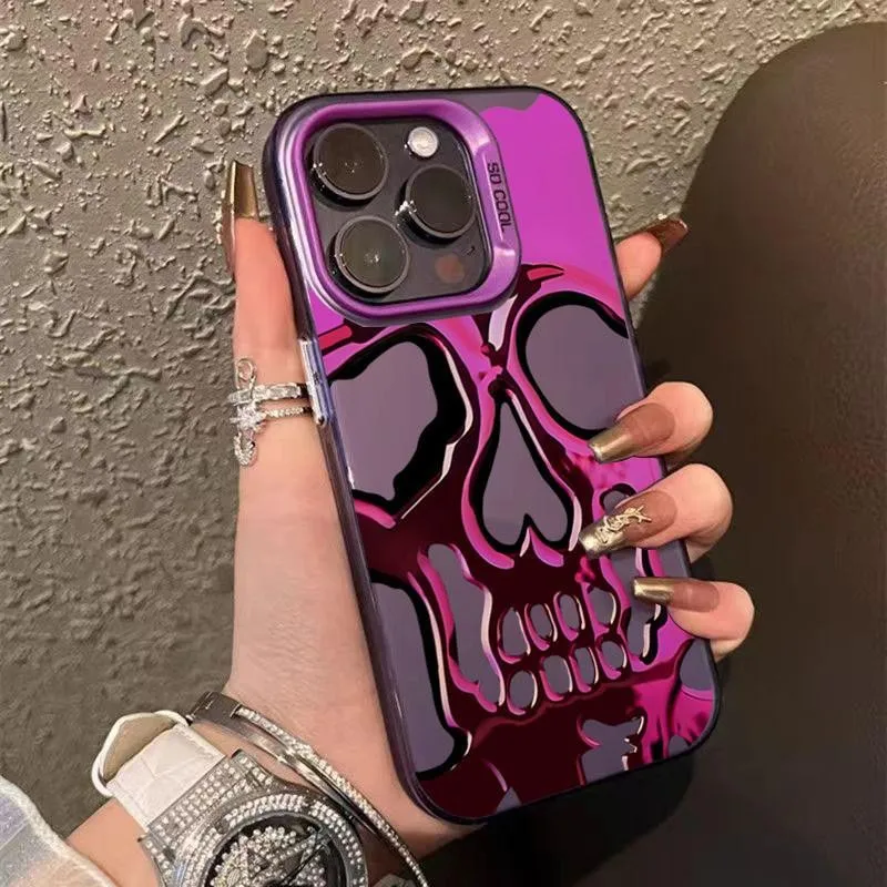 Funda Cranial Color Frenzy para iPhone 17Pro 16 15 14 13 12 11 Pro Max XR funda protectora de pantalla carcasa a prueba de golpes