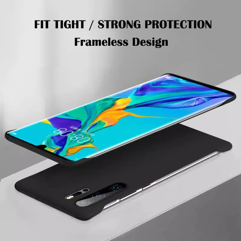 Funda trasera de PC dura sin marco de Color caramelo sólido para Huawei P30 Pro Coque p30Pro fundas ultrafinas a prueba de golpes - imagen 3