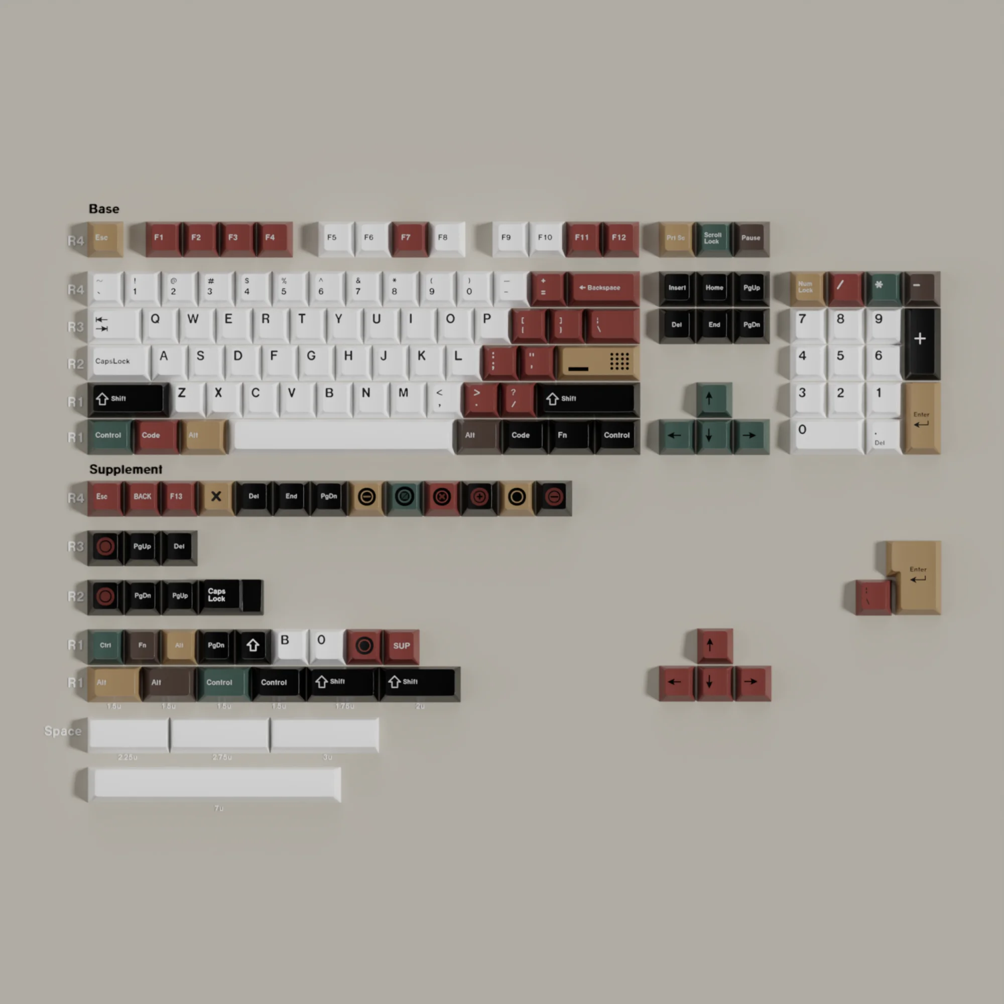 Cherry-teclas PBT para juegos, Teclado mecánico con luces mixtas, coreano, inglés, GMK, clon, 151 teclas, GMK67 - imagen 2