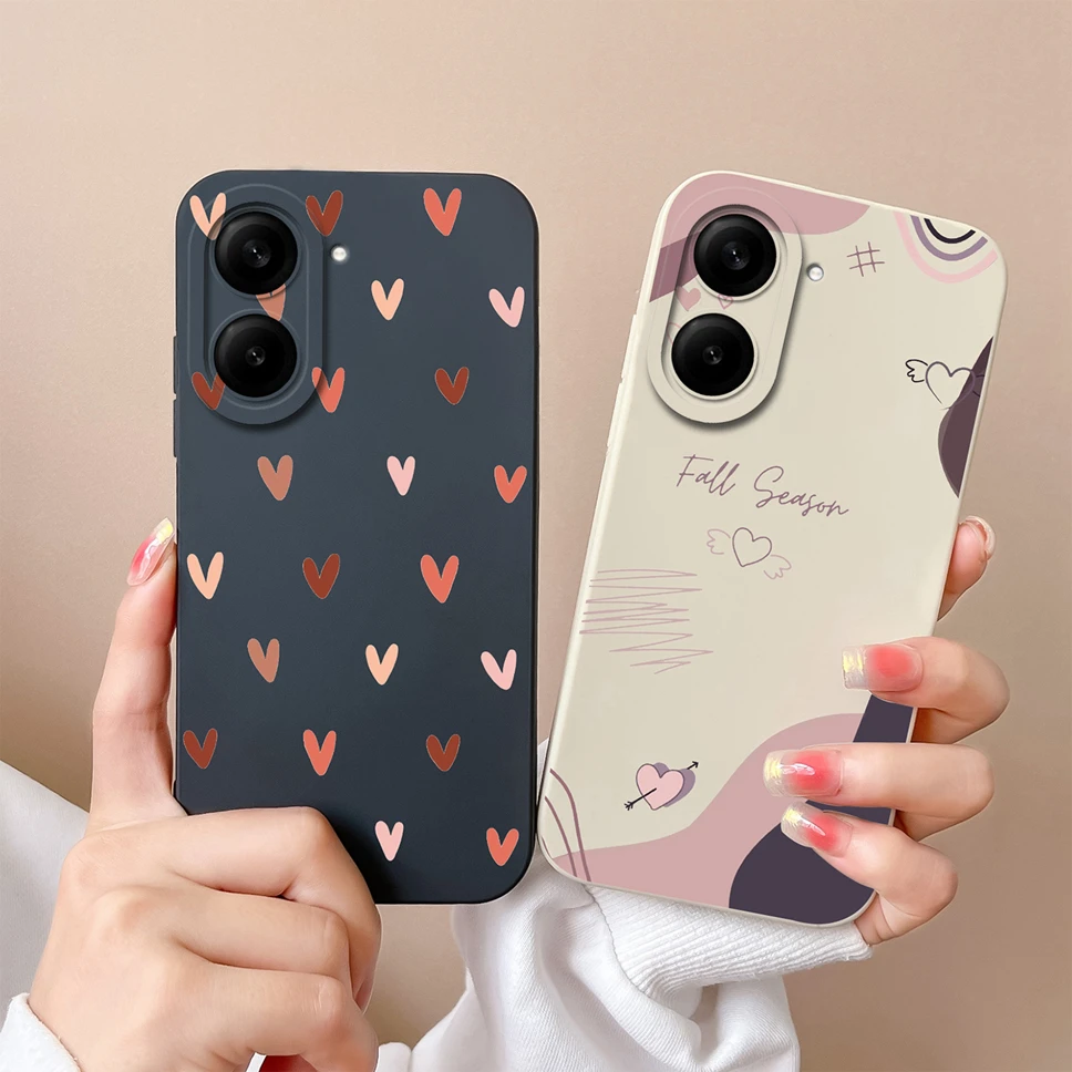 Para Xiaomi Redmi A5 funda de teléfono encantador dinosaurio ligero anticaída parachoques para Redmi A 5 4G funda protectora de silicona líquida - imagen 3