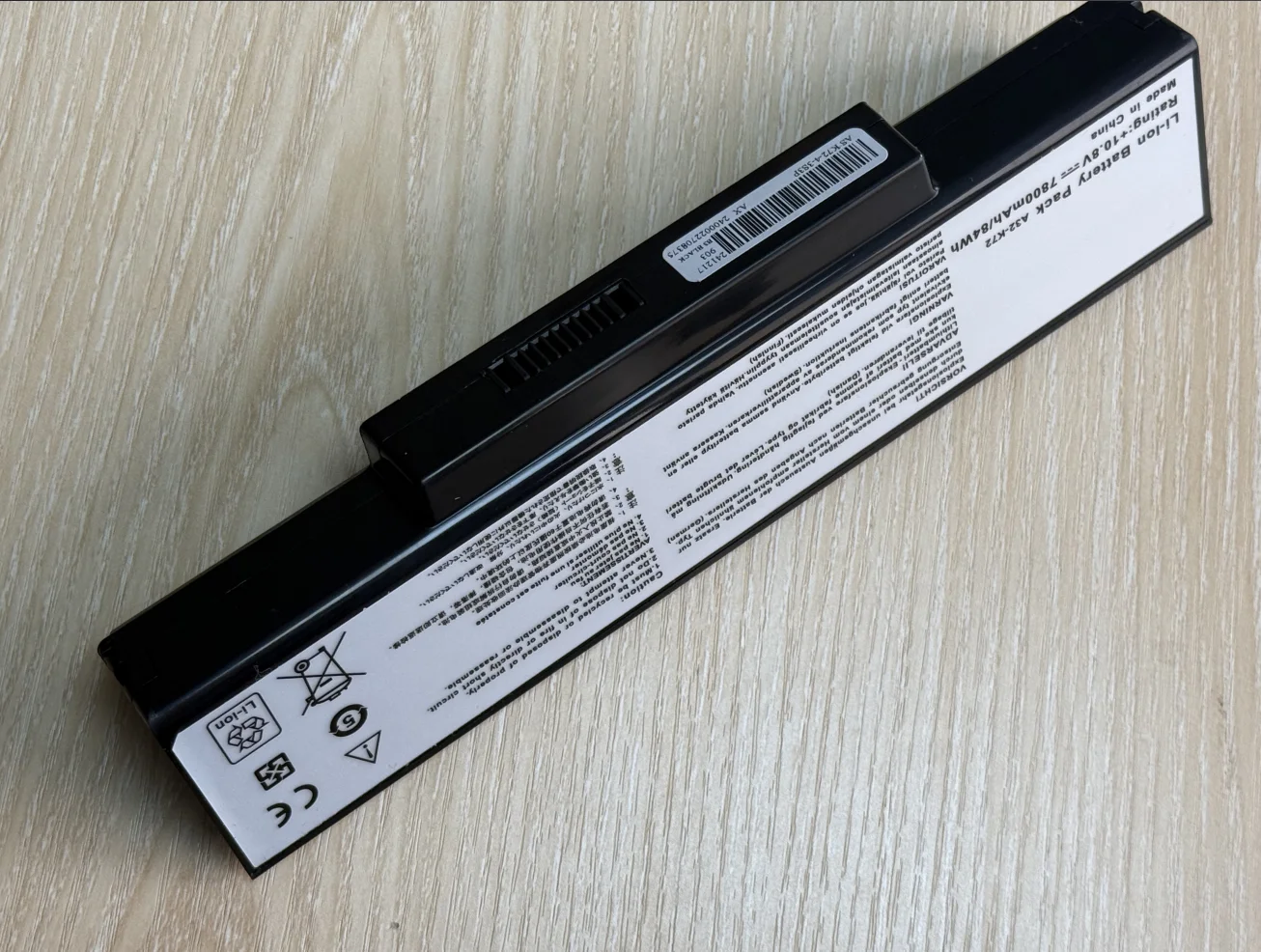 Batería de 6600mAh para Asus A32-K72 A32-N71 K72DR K72 K72D K72F K72JR K73 K73SV K73S K73E N73SV X77X77VN N73SV 9 celdas - imagen 2