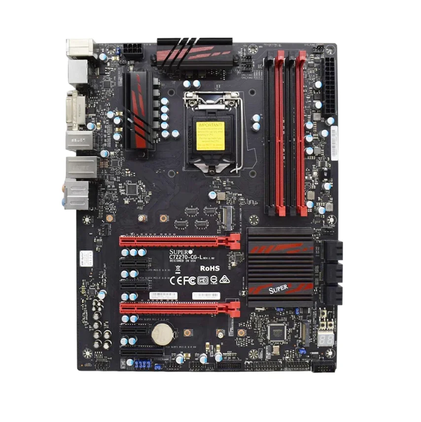 SUPERMICRO C7Z270-CG-L placa base LGA 1151 compatible con i7 7700K 6700K i5-7600K 6500 i3-7350K 6300 CPU DDR4 64GB HDMI ATX Intel Z270 - imagen 3