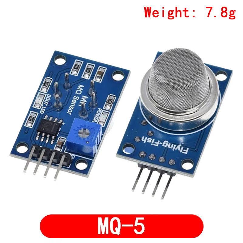 Módulo de Sensor de Gas licuado para Arduino, MQ-2 de MQ-3, MQ-4, MQ-5, MQ-6, MQ-7, detección de humo, metano, Kit de Inicio DIY - imagen 5
