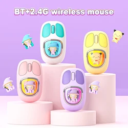Ratón Inalámbrico Kawaii Retroiluminado para Tablet iPad – Recargable