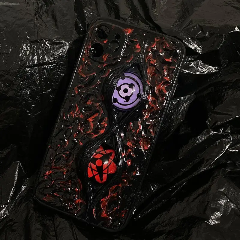 Cthulhu mitología 3D luminosa sabor pesado Horrible Ojo del diablo funda de teléfono de protección completa para Iphone 11 12 13 14 Pro - imagen 4