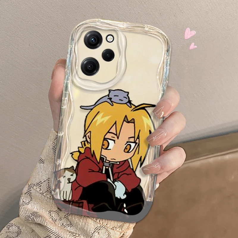 Funda Fullmetal Alchemist para Xiaomi Redmi Note 13 12 12Pro 11 10 Pro POCO F4 X3 X4 GT X5 X6 Wave Oil Phone Case - imagen 5