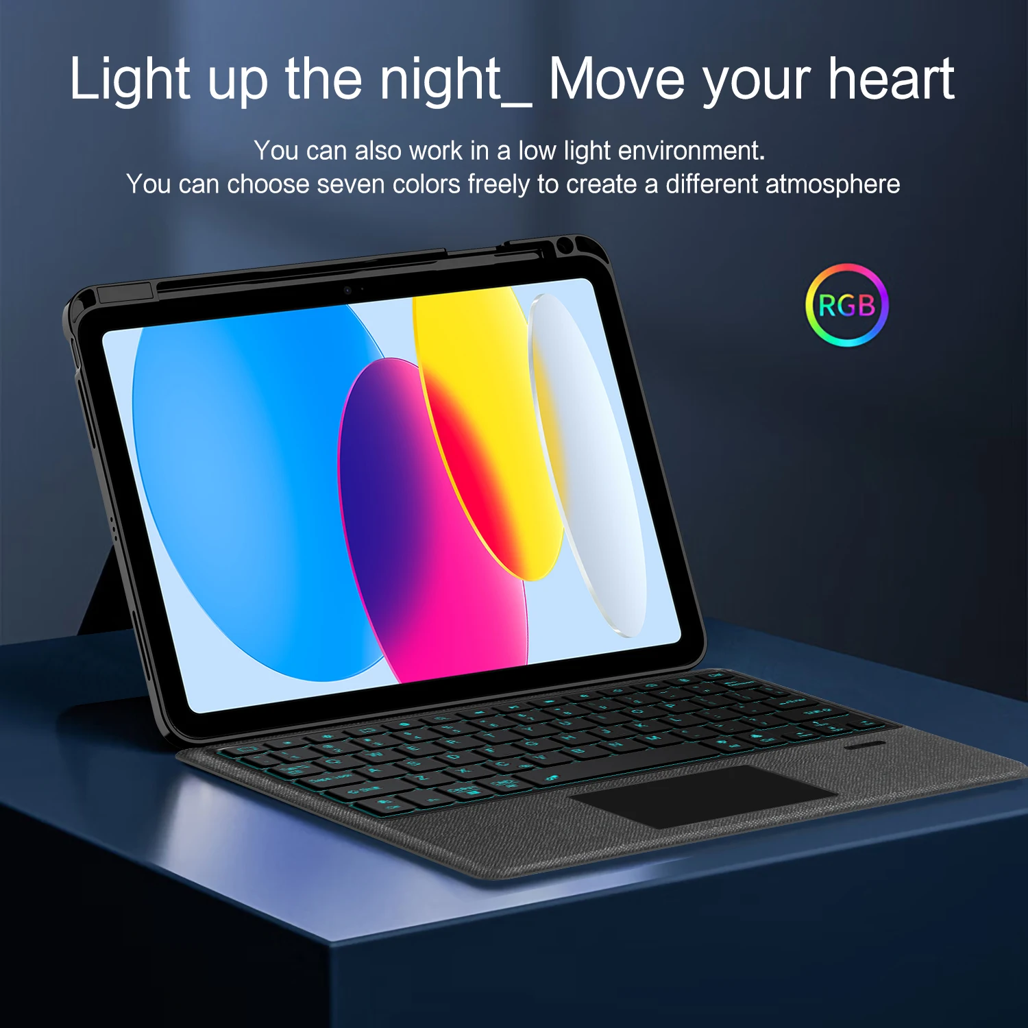 Funda con teclado mágico para iPad A16, 11 pulgadas, 2025, iPad 11. °, funda con soporte para nuevo iPad 11. a 10 a generación, A3354 A3355 A3356 - imagen 5