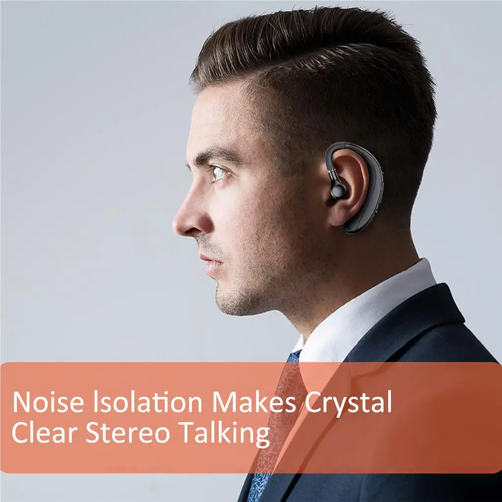 Auricular portátil ABS con gancho para la oreja, compatible con Bluetooth, 5, 0, bajo retraso - imagen 3