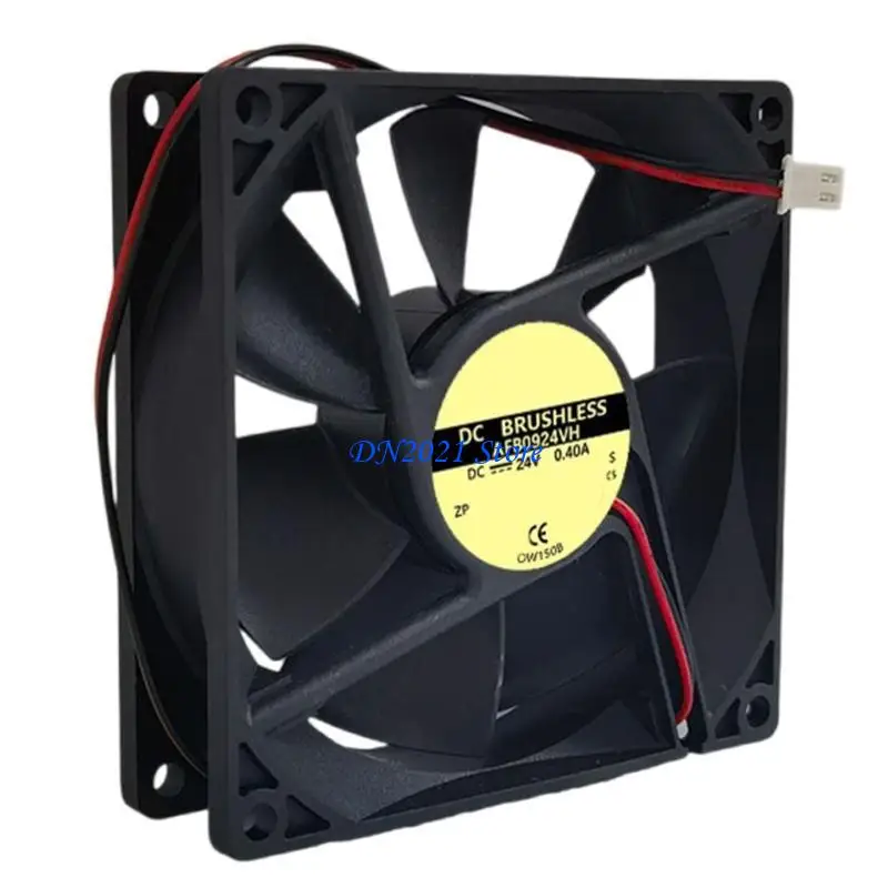 F3KE AFB0924VH 24V 0.4A 9025 90 mmx25mm Computer PC Case Ventilador 24V 0.4A 3500RPM - imagen 2