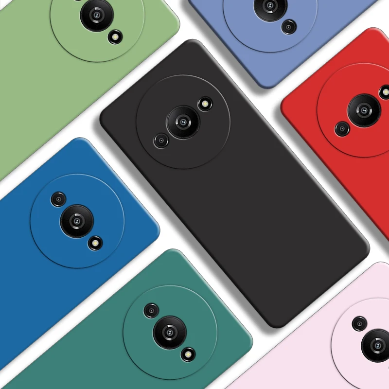 Para Xiaomi Redmi A3 funda para Redmi A1 A2 Plus A3 funda nueva funda protectora de silicona líquida Original para Redmi A1 A2 A1 + A2 + A3 - imagen 2