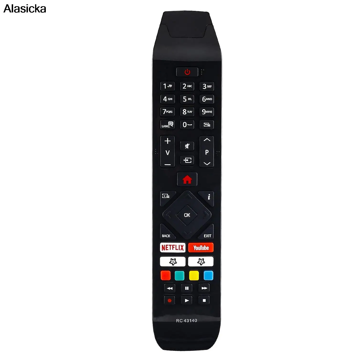 Mando a distancia RC43141 para Smart TV Hitachi, Control remoto para TV, 24HB21T65U, 32HB26T61UA, 43HB26T72U, 43HK25T74U, 55HL7000, 32HE4000, 24HE2000, nuevo - imagen 2