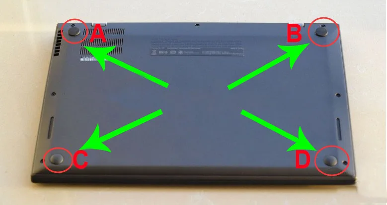 Pegatinas adhesivas de doble cara para portátil Lenovo Thinkpad X1, 1 unidad - imagen 2