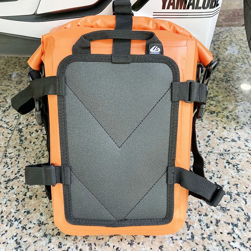 LONGHIKER bolsa de parachoques de motocicleta, bolsa trasera impermeable, bolsas de equitación multifuncionales, bolsa lateral resistente al desgaste, puede ser un solo hombro - imagen 2