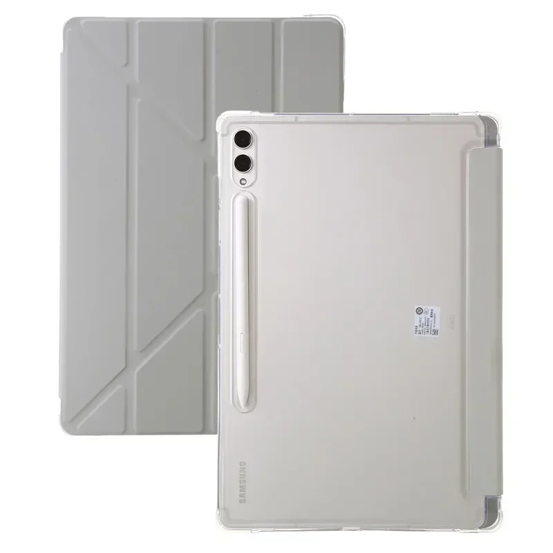 Para Samsung Tab S10 FE Plus funda de 13,1 "acrílico soporte plegable funda inteligente para Galaxy Tab S10 FE + funda con soporte para bolígrafo S - imagen 2