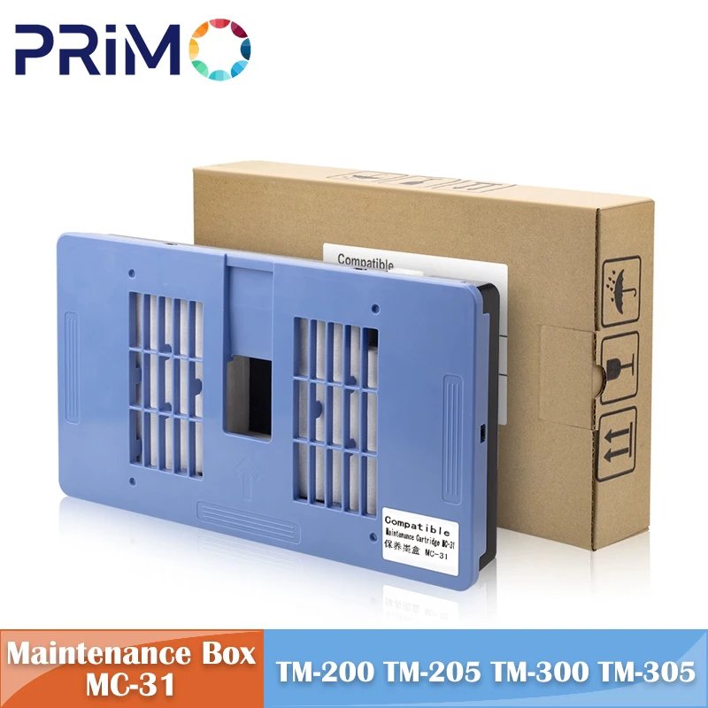 MC-31 Caja de mantenimiento Cartucho Tanque de tinta residual para Canon TM-200 TM-205 TM-300 TM-305 TM-5200 TM-5205 TM-5300 TM-5305