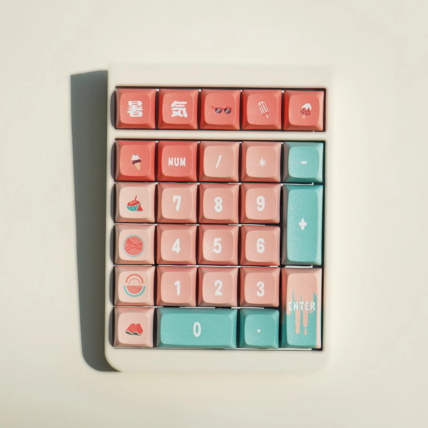 Kit de teclado idobao ID27/Montex Barebone Kit de teclado numérico MX Teclado mecánico 27 teclas Kit de teclado personalizado Montaje integrado