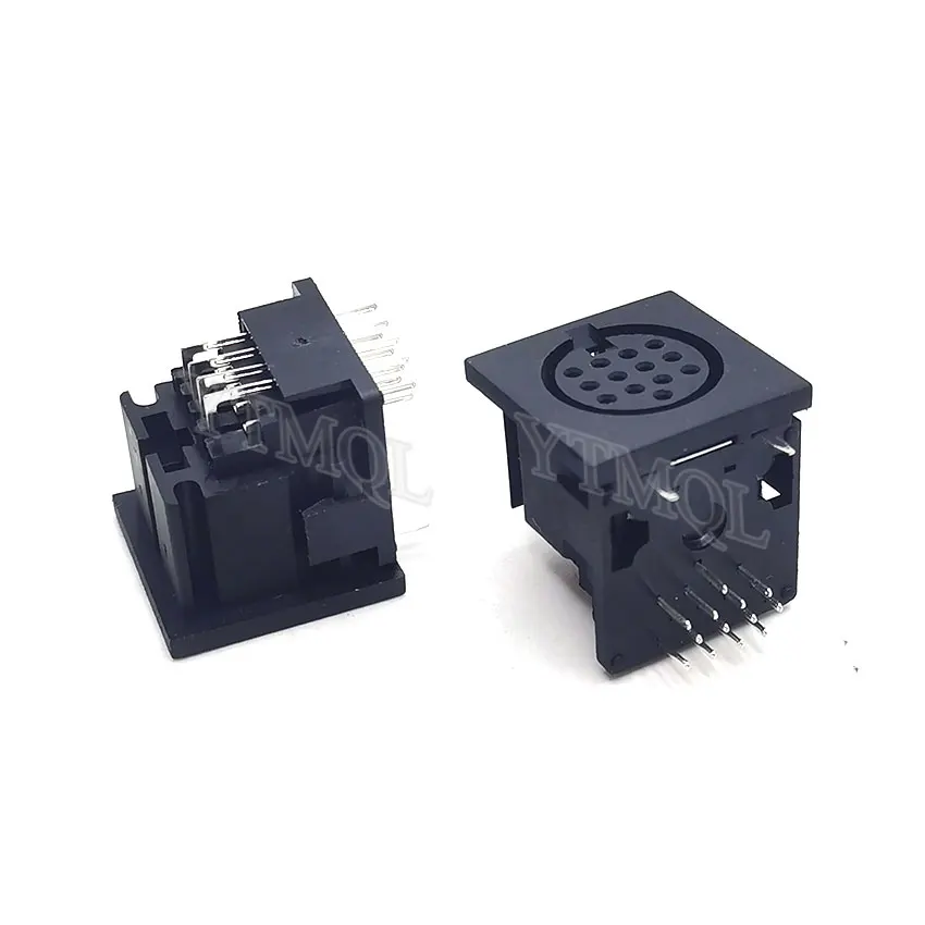 1 Uds Ds-13-04 terminal grande cuadrado s generoso 13 núcleos 15 pines enchufe 13P pin DIN hembra enchufe macho - imagen 3