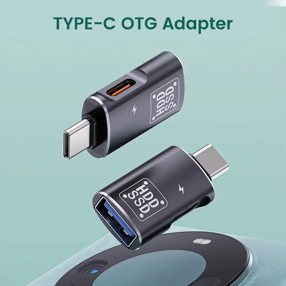 Adaptador OTG tipo C USB-C macho a USB 2,0 hembra para Macbook Xiaomi HUAWEI Samsung conector OTG