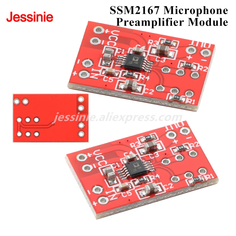 Módulo preamplificador de micrófono SSM2167 con amplificador de audio de puerta de ruido y compresión variable