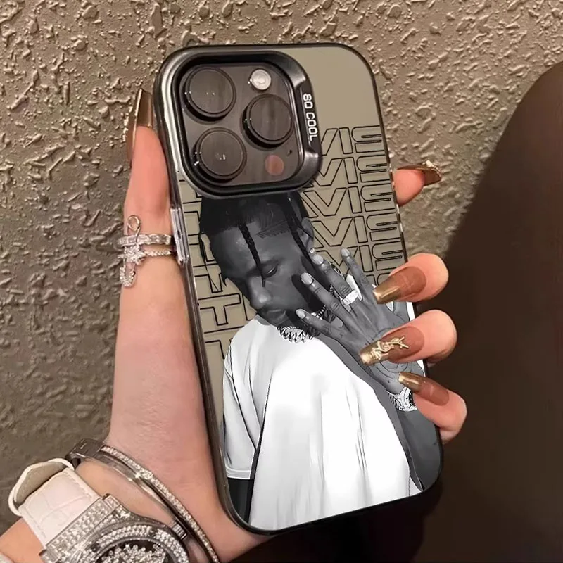Funda rígida mate para iPhone 16 15 14 13 12 11 Pro Max XS X XR 8 7 Plus SE 2020 Cool Travis Scott Cactus Jack cubierta de PC a prueba de golpes - imagen 2