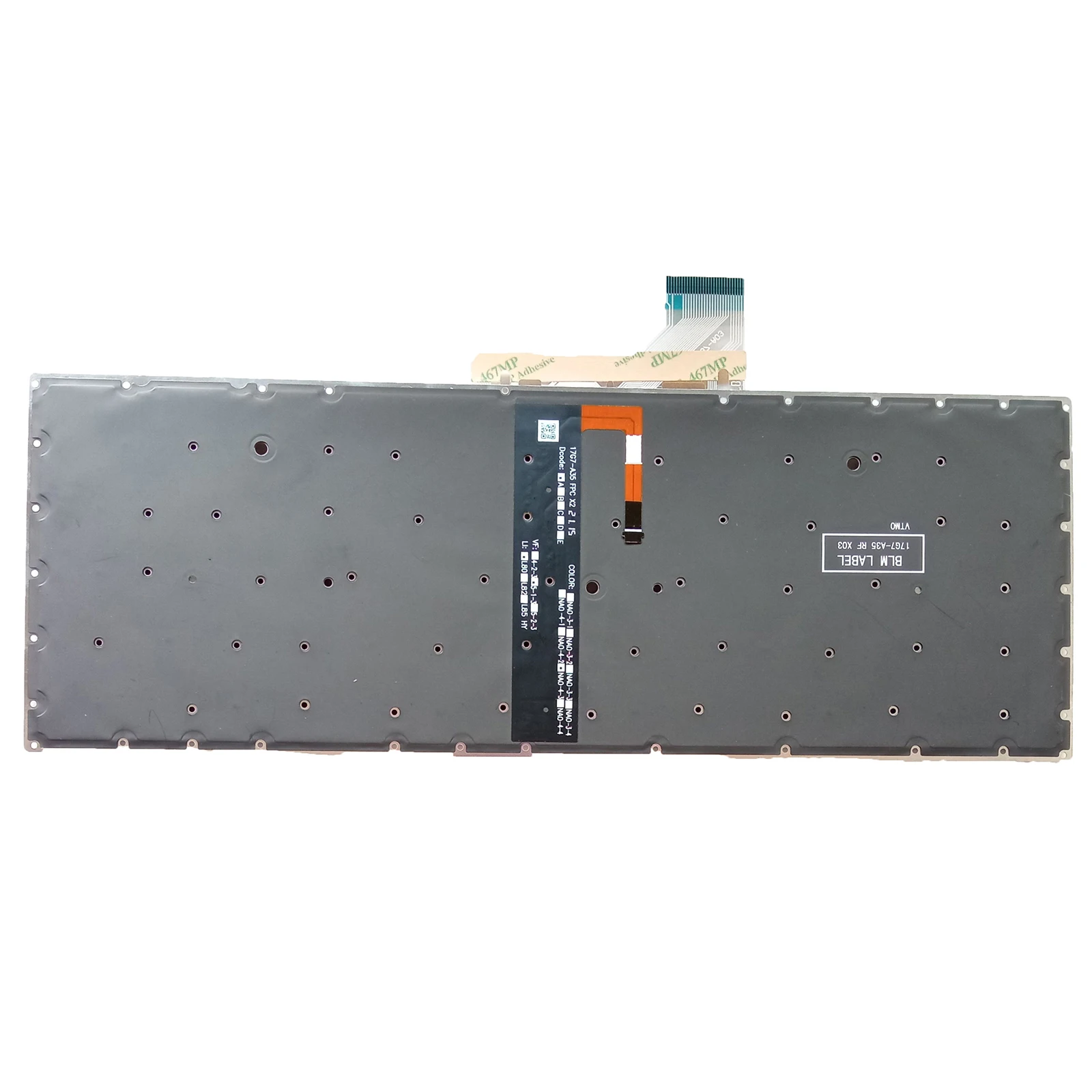 Nouveau clavier anglais américain pour XIAOMI MI PRO XMA2009-AD avec rétroéclairage noir - imagen 2