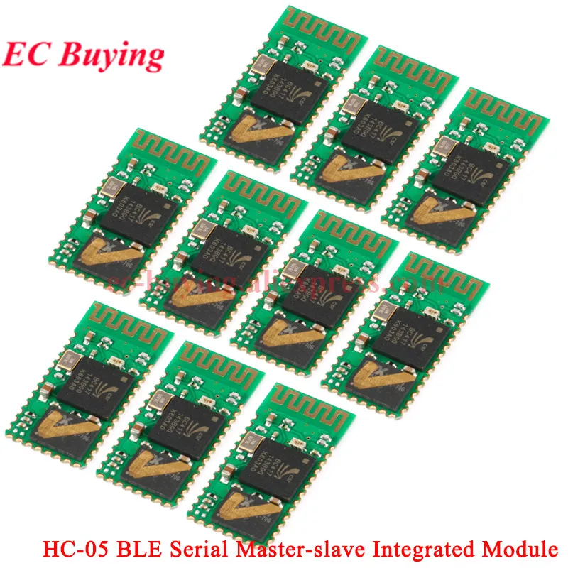 1-10 Uds HC-05 compatible con Bluetooth CSR integración maestro-esclavo Ble a módulo de placa serie HC05 HC 05 transmisión transparente de datos
